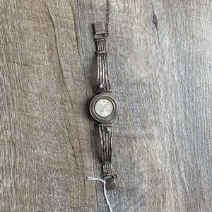 Silpada watch sterling silver with pearls